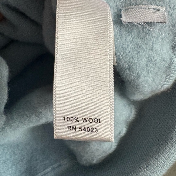 Banana Republic Wool Blue Zip-Up Sweater | Size Large - Picture 2 of 8